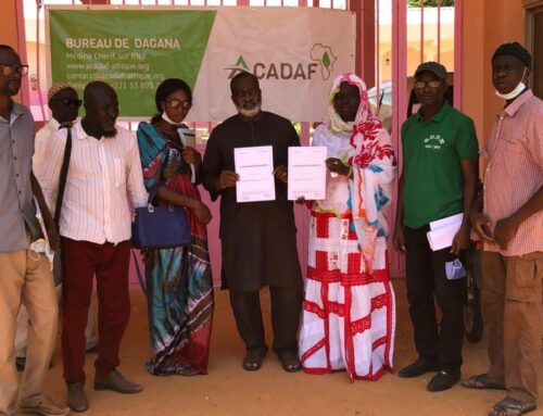 Signature de convention entre ACADAF Afrique et le Centre de Formation Professionnelle de Dagana