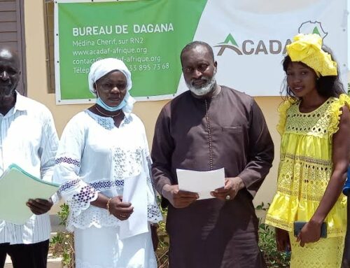 Signature de convention entre ACADAF Afrique et le Centre de Formation Professionnelle de Gaé